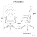 خرید صندلی گیمینگ DXRacer مدل Prince Series OH D6000 NW مشکی سفید