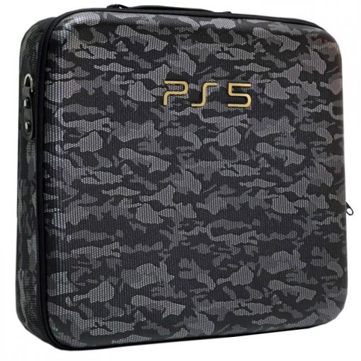 خرید کیف ضد ضربه PS5 رنگ ارتشی مشکی