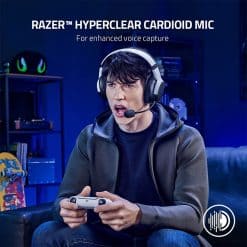 خرید هدست Razer Kaira سفید مشکی برای پلی استیشن