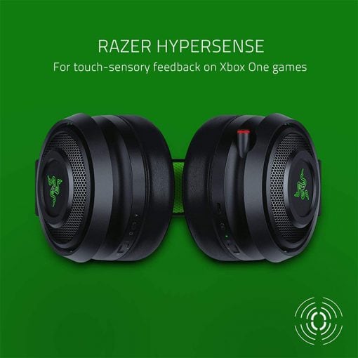 خرید هدست Razer Nari Ultimate برای ایکس باکس مشکی سبز