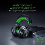 خرید هدست Razer Nari Ultimate برای ایکس باکس مشکی سبز