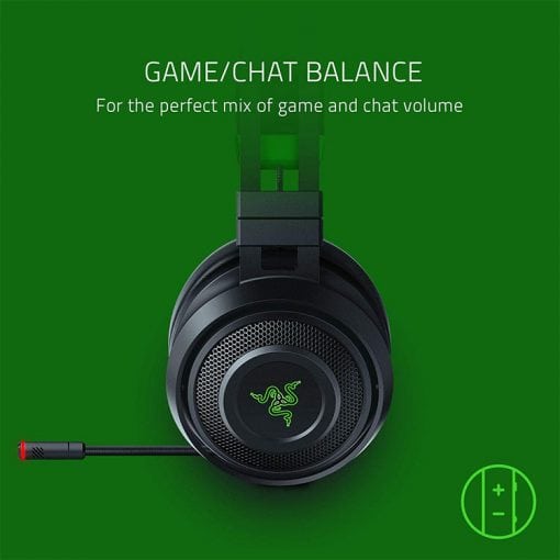 خرید هدست Razer Nari Ultimate برای ایکس باکس مشکی سبز