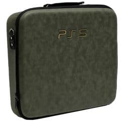 خرید کیف ضد ضربه PS5 رنگ زیتونی تیره