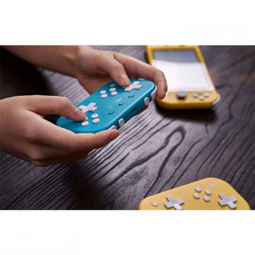 خرید گیم پد بی سیم 8BitDo مدل Lite آبی فیروزه‌ای مخصوص نینتندو سوییچ