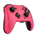 خرید کنترلر با سیم PDP Faceoff Deluxe Pro مخصوص Nintendo Switch رنگ Pink Camo