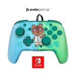 خرید کنترلر با سیم PDP Faceoff Deluxe مخصوص Nintendo Switch طرح Animal Crossing Tom Nook