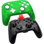 خرید کنترلر با سیم PDP Faceoff Pro مخصوص Nintendo Switch رنگ Green Camo