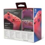 خرید کنترلر با سیم PowerA Enhanced مخصوص Nintendo Switch طرح Fuchsia Fantasy