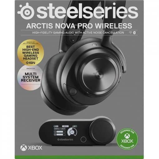 خرید هدست بی سیم SteelSeries Arctis Nova Pro مشکی مخصوص Xbox