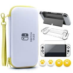 خرید کیس محافظ VGBUS مدل GNSOA-VGB100 سفید/زرد مخصوص Nintendo Switch OLED