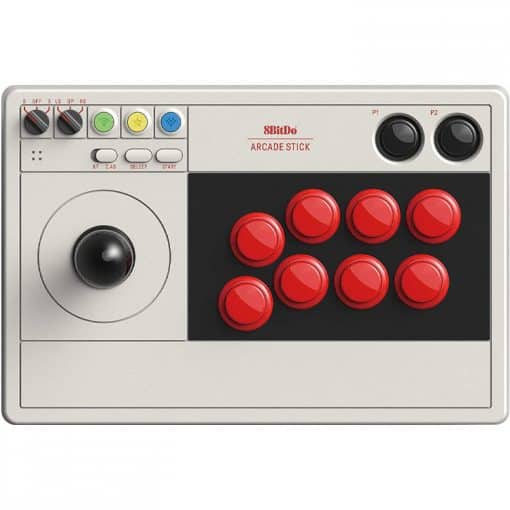 خرید جوی استیک بی سیم 8BitDo Arcade Stick سفید مخصوص نینتندو سوییچ