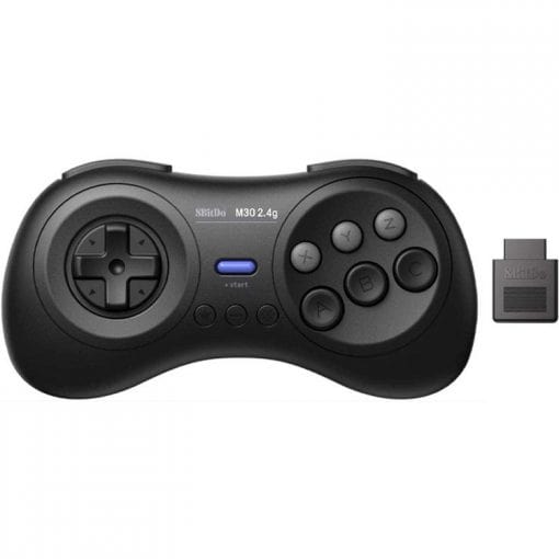 خرید گیم پد بی سیم 8BitDo مدل M30 2.4G مشکی مخصوص نینتندو سوییچ