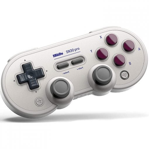 خرید گیم پد بی سیم 8BitDo مدل SN30 Pro G Classic سفید مخصوص نینتندو سوییچ