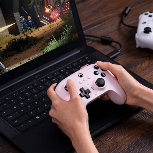 خرید کنترلر با سیم 8BitDo Ultimate مخصوص Xbox رنگ Pastel Pink