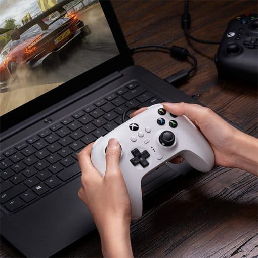 خرید کنترلر با سیم 8BitDo Ultimate سفید مخصوص Xbox