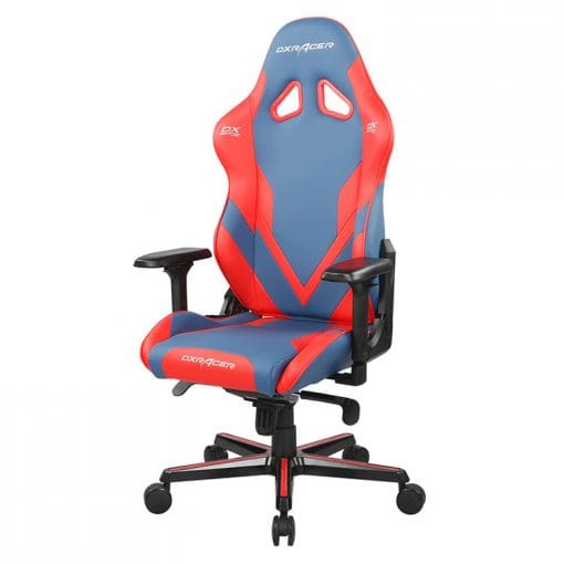 خرید صندلی گیمینگ DXRacer مدل Gladiator Series آبی/قرمز