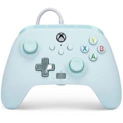 خرید کنترلر با سیم PowerA مخصوص Xbox رنگ Cotton Candy Blue
