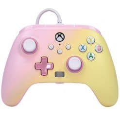 خرید کنترلر با سیم PowerA مخصوص Xbox رنگ Pink Lemonade