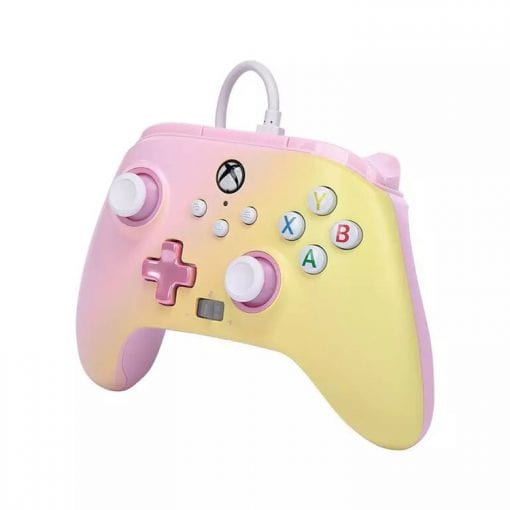 خرید کنترلر با سیم PowerA مخصوص Xbox رنگ Pink Lemonade