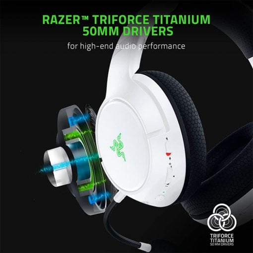 خرید هدست بی ‌سیم Razer Kaira Pro سفید مخصوص Xbox