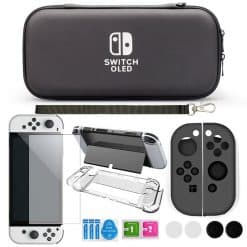 خرید کیس محافظ چند منظوره A-ONE-K مشکی مخصوص Nintendo Switch OLED