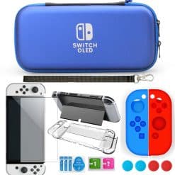 خرید کیس محافظ چند منظوره A-ONE-K آبی مخصوص Nintendo Switch OLED