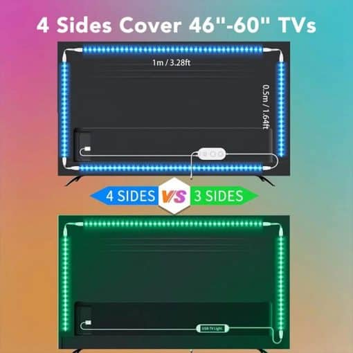 خرید ریسه هوشمند 3 متری Govee RGB LED TV Backlights