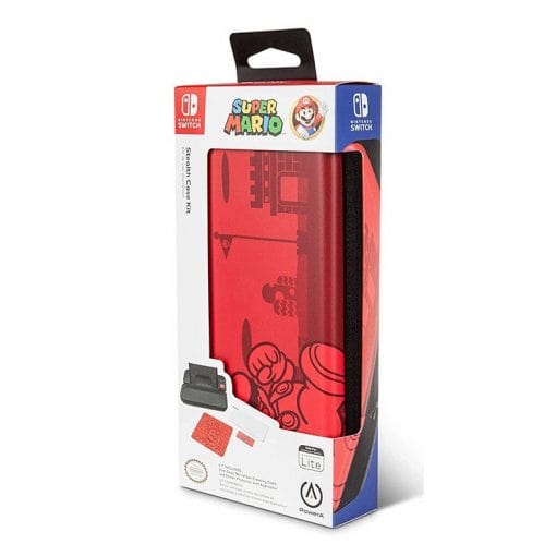 خرید کیف PowerA Stealth Case Kit مخصوص Nintendo Switch طرح Mario