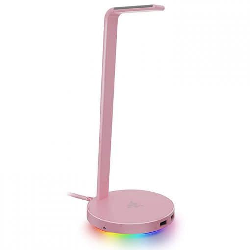 خرید پایه هدست Razer Base Station V2 Chroma رنگ Quartz Pink