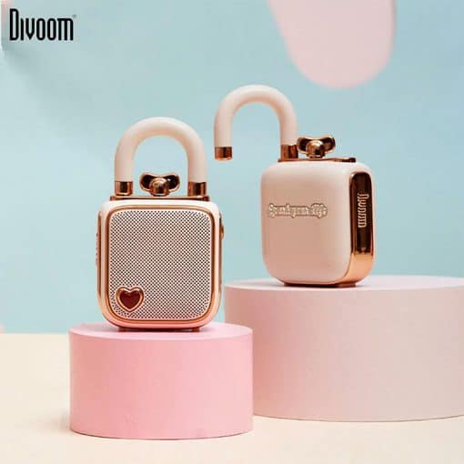 خرید اسپیکر بلوتوث Divoom Lovelock صورتی