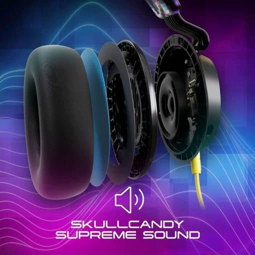 خرید هدست با سیم Skullcandy SLYR رنگ Black DigiHype