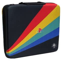 خرید کیف ضد ضربه PS4 Slim طرح PS1 Rainbow