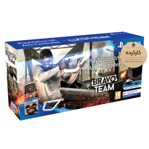 خرید بازی Bravo Team VR کارکرده به همراه باندل Aim Controller برای PS4