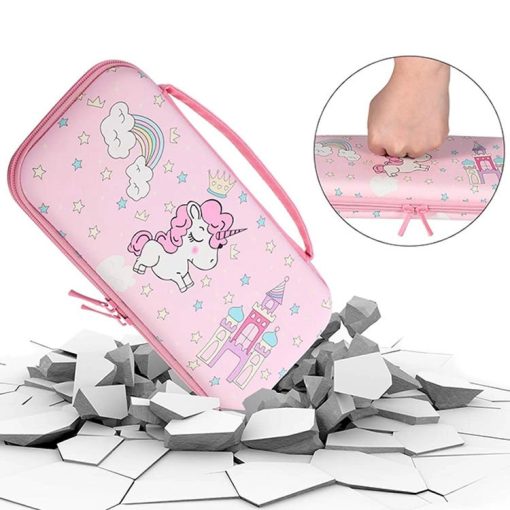 fundiary gnsa fun101 nintendo switch carrying case pink unicorn gallery03