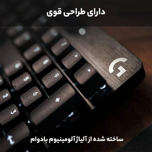 خرید کیبورد با سیم گیمینگ Logitech G412 TKL SE مشکی