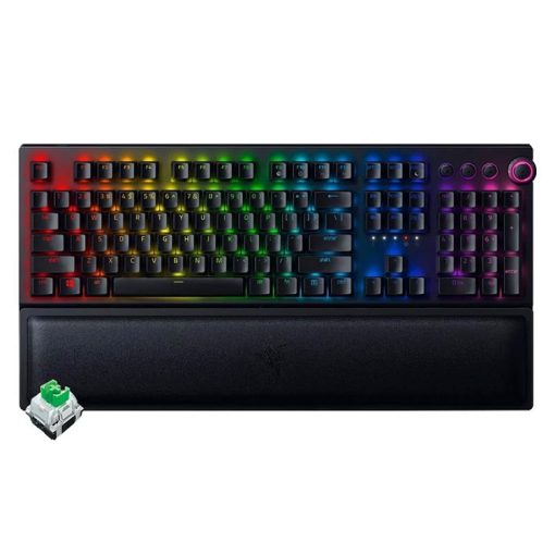 خرید کیبورد بی سیم گیمینگ Razer BlackWidow V3 Pro سوئیچ سبز