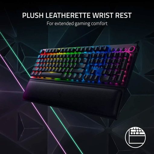 خرید کیبورد بی سیم گیمینگ Razer BlackWidow V3 Pro سوئیچ سبز