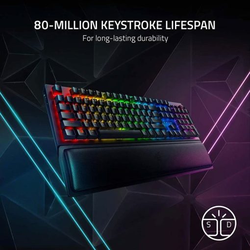 خرید کیبورد بی سیم گیمینگ Razer BlackWidow V3 Pro سوئیچ سبز