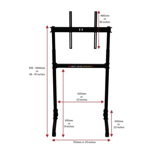 خرید استند مانیتور رانندگی Next Level Racing Free Standing Single