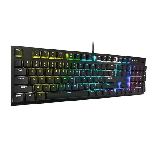 خرید کیبورد با سیم Corsair K60 RGB Pro Low Profile Cherry MX