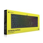 خرید کیبورد با سیم Corsair K60 RGB Pro Low Profile Cherry MX