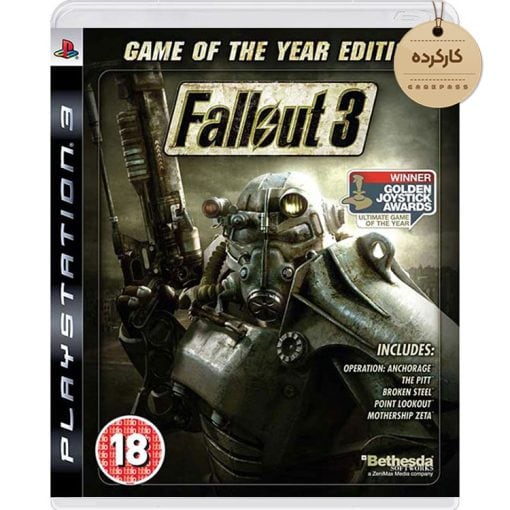 خرید بازی Fallout 3 Game of the Year Edition کارکرده برای PS3