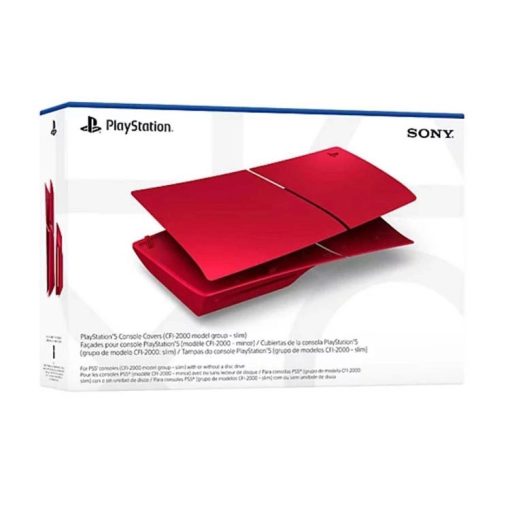 خرید فیس پلیت مخصوص PS5 Slim رنگ Volcanic Red