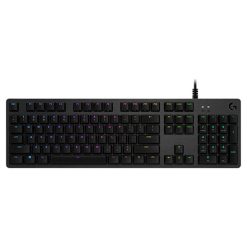 خرید کیبورد با سیم Logitech G512 Carbon سوییچ GX قهوه‌ای