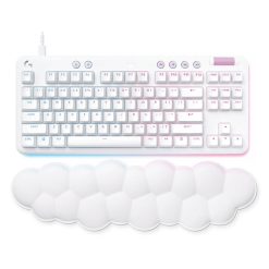 خرید کیبورد با سیم گیمینگ Logitech G713 رنگ White Mist