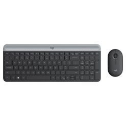 خرید ماوس و کیبورد بی سیم Logitech MK470 خاکستری