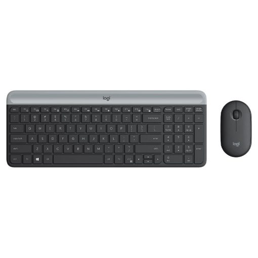 خرید ماوس و کیبورد بی سیم Logitech MK470 خاکستری