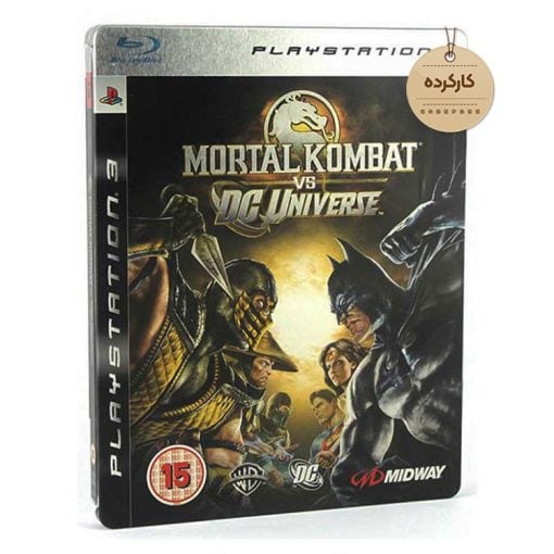 خرید بازی Mortal Kombat vs DC Universe Steelbook کارکرده PS3