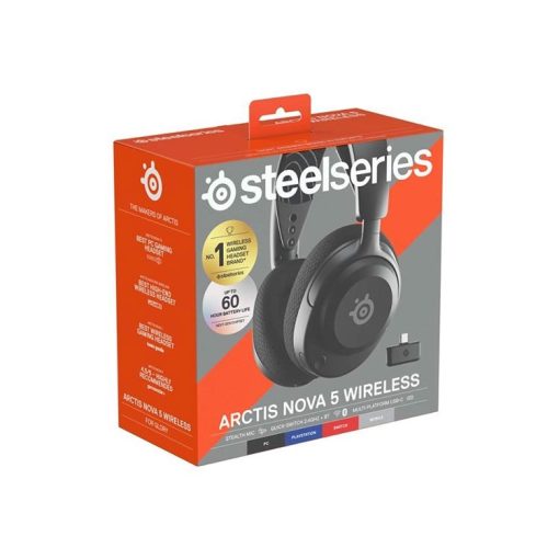 خرید هدست بی سیم Steelseries Arctis Nova 5 مشکی