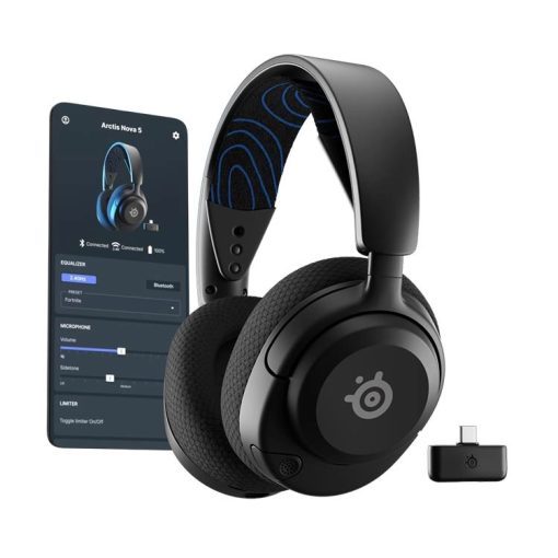 خرید هدست بی سیم Steelseries Arctis Nova 5P مشکی